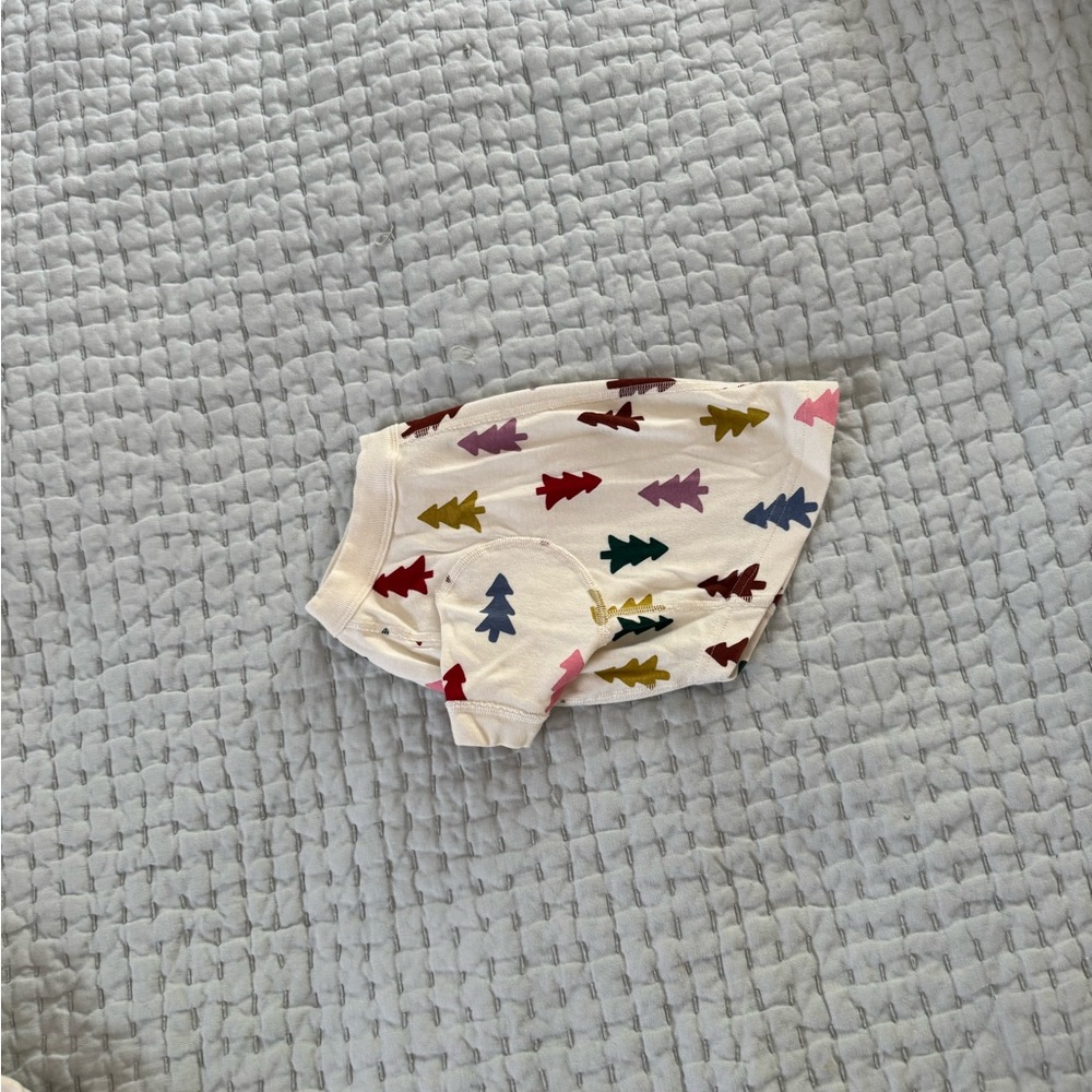 Hanna Andersson Christmas Pet PJs - Festive Forest on Ecru